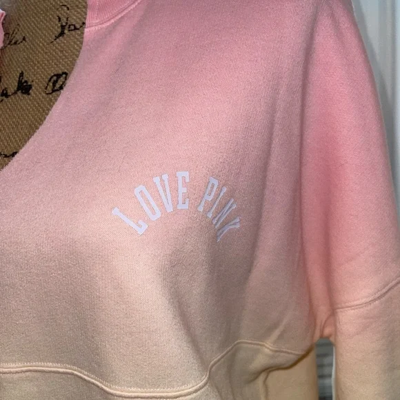 PINK Victoria's Secret Soft Pink Sweatshirt - Picture 2 of 6